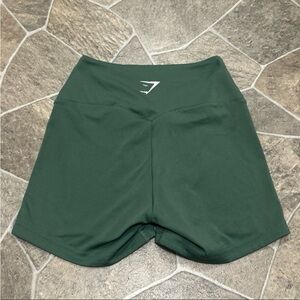 Gymshark Dark Green Women's Athletic Shorts